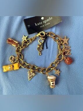 NWT Kate Spade Hit The City Charm Bracelet